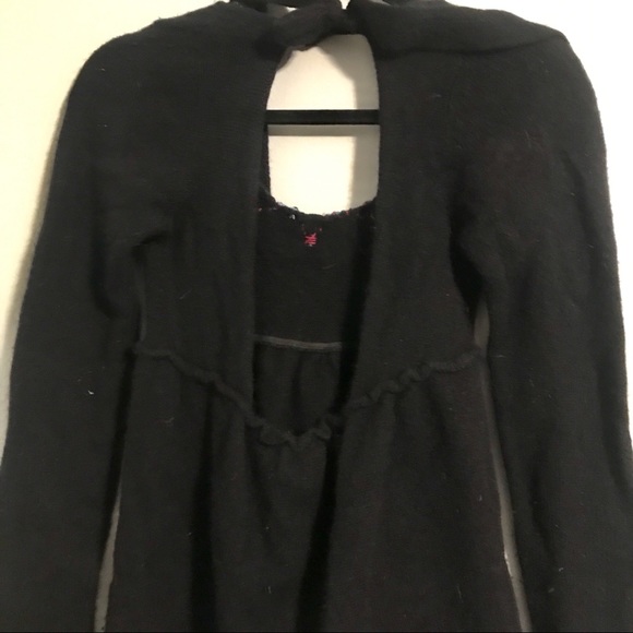 Free People Black Open Back Sequined Top - Picture 5 of 8